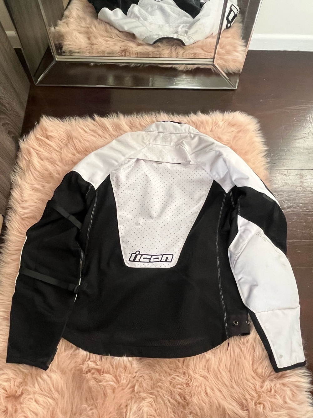 Icon Mesh AF Jacket Black/White US L - Picture 7 of 9